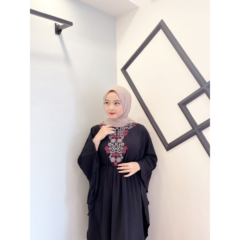 ADEL DRESS KAFTAN || KAFTAN CRINCLE MOTIF