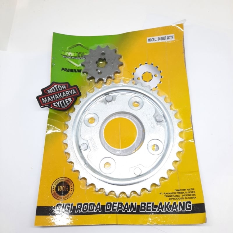 GEAR PRESS GIR SET DEPAN BELAKANG REVO ABSOLUTE BLADE REVO FIT FI 14T/37T