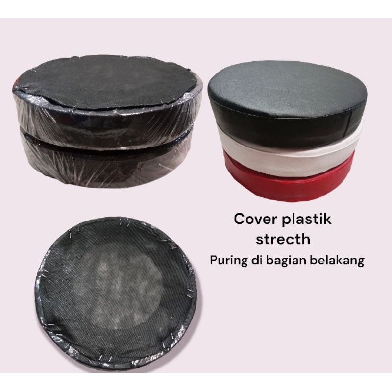 alas duduk lesehan bulat/alas duduk lantai hitam/alas duduk oreo