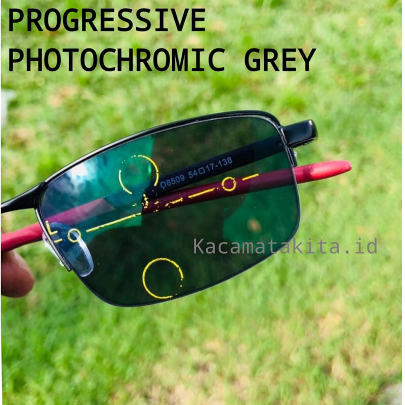 Kacamata Plus Progresif Photocromic | Kaca Mata Baca Jalan Jauh Dekat