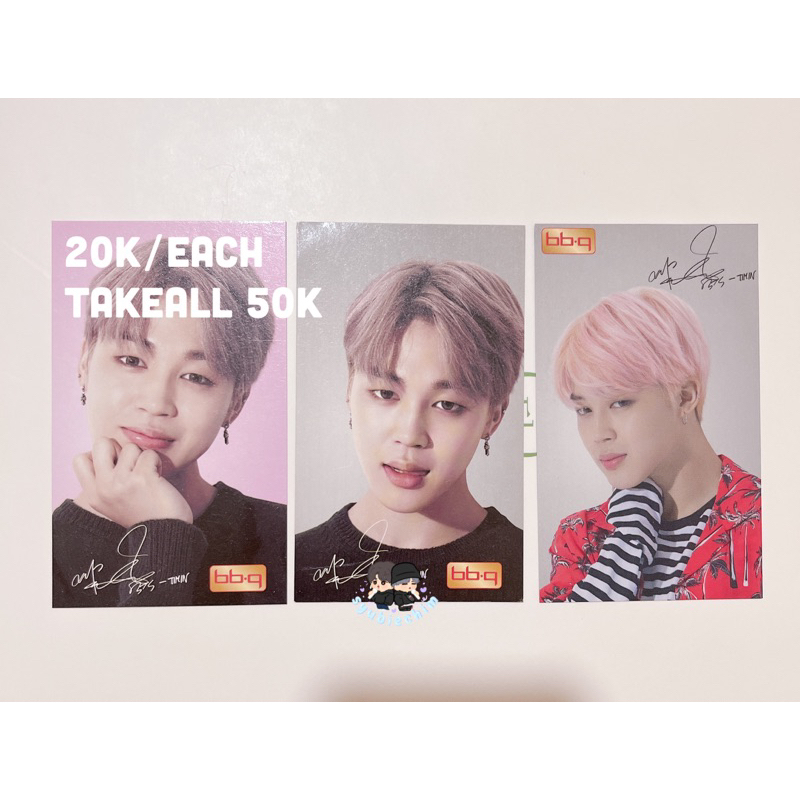[official] photocard jimin bbq