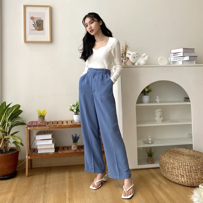 Harmony Pants - Celana Panjang Wanita Korea - Casual / Formal Pants