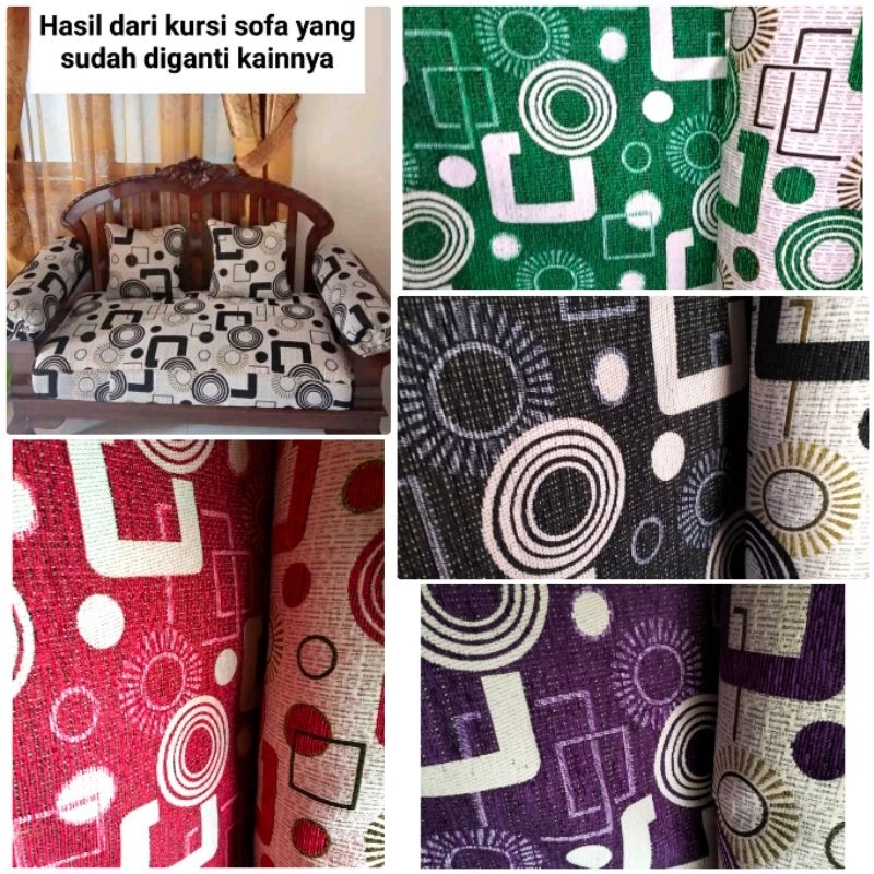 KAIN KURSI SOFA MINIMALIS // BAHAN KAIN CHENILLE KURSI SOFA // FURNITURE KURSI MEUBEL