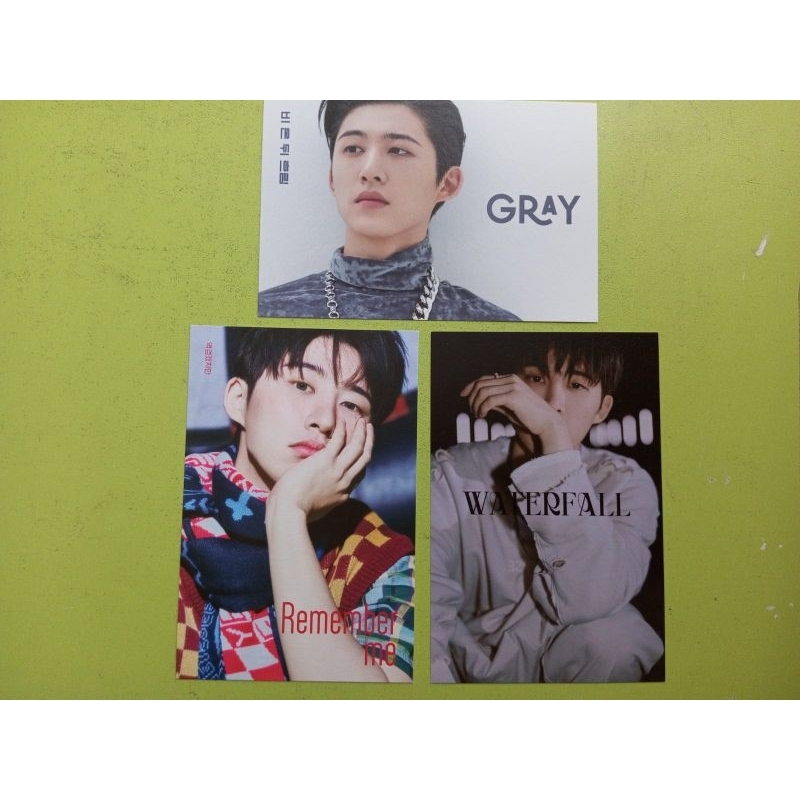 

Postcard Hanbin B.I '1st Album WATERFALL'.
