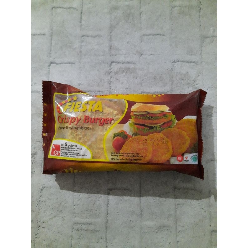 

Fiesta crispy burger isi 6