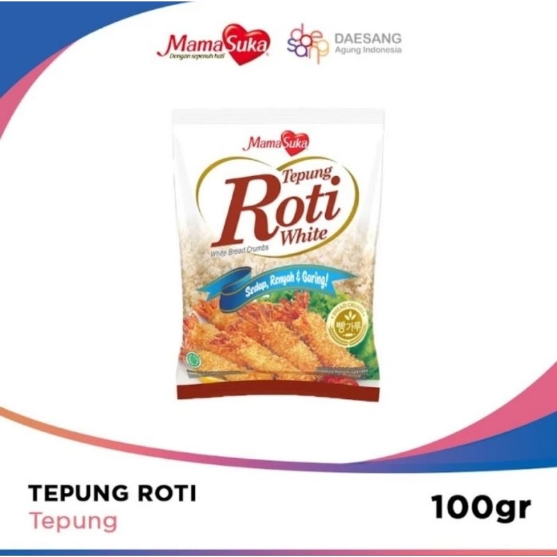 

Tepung Roti 100gr Mamasuka White dan Mix