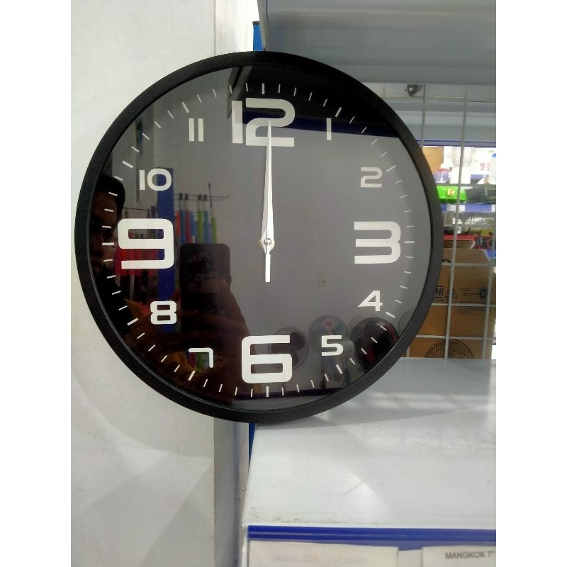 Jam dinding 30cm blackdoff