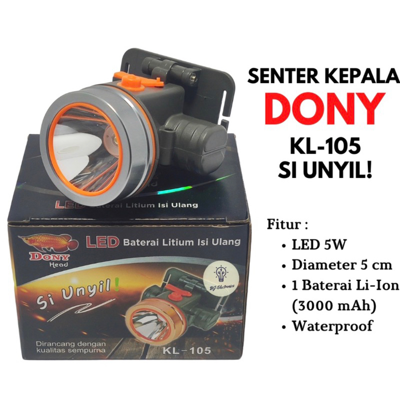 Dony Senter Kepala KL105 unyil 5w