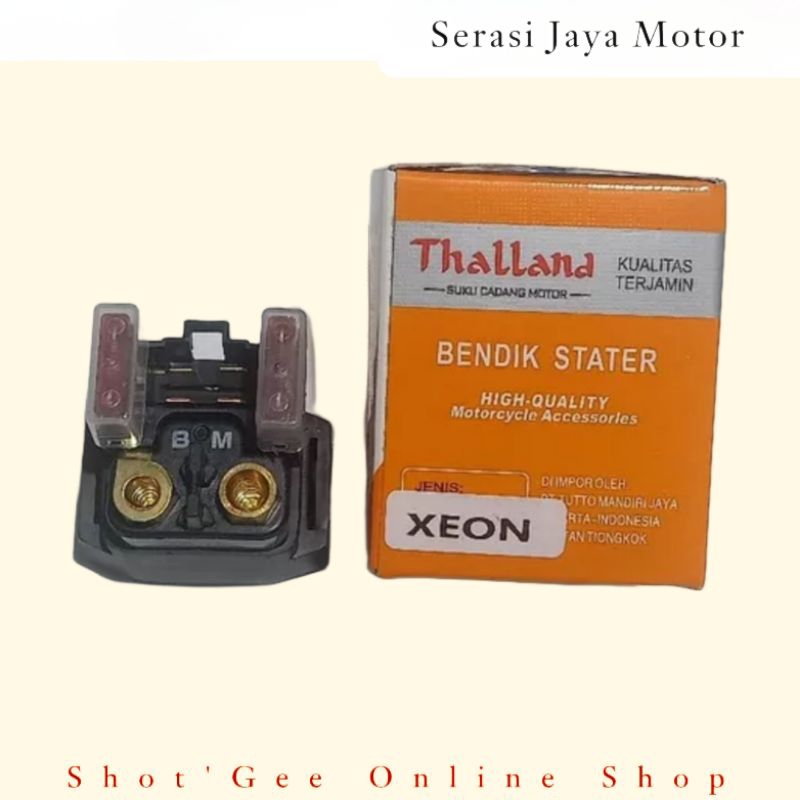 BENDIK STATER XEON/SOUL GT125/BYSON/NOUVO / RELAY SWITCH STATER XEON LAMA XEON OLD/XEON RC/SOUL GT125/BYSON/NOUVO