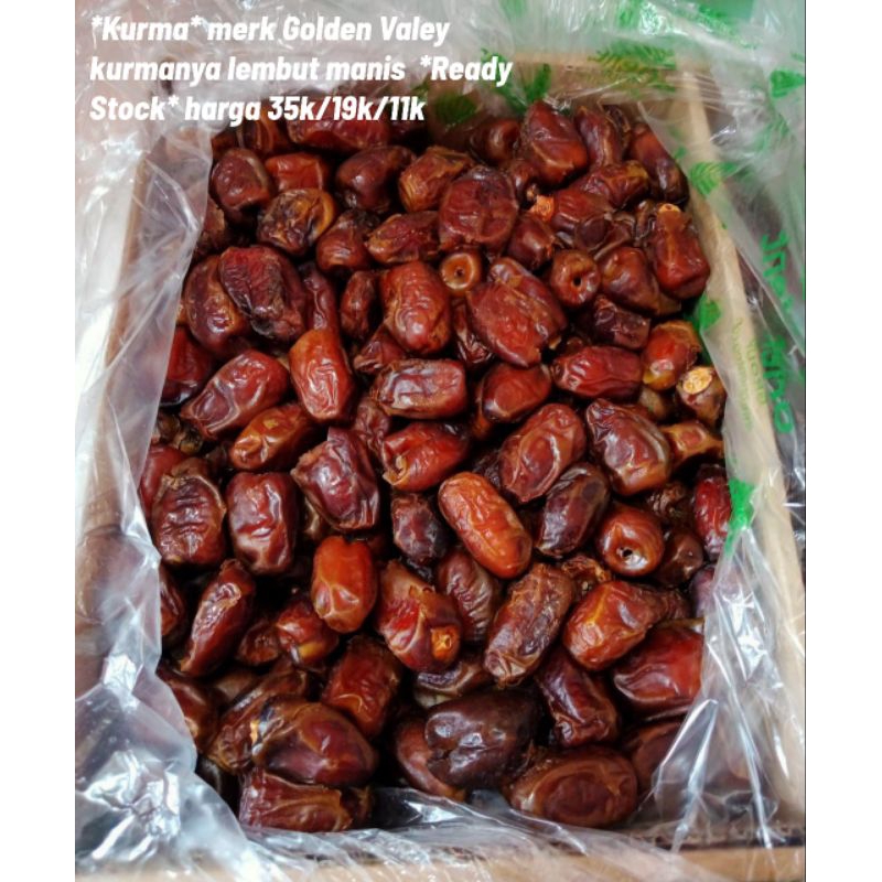 

kurma golden valley asli manis 1kg murah free ongkir