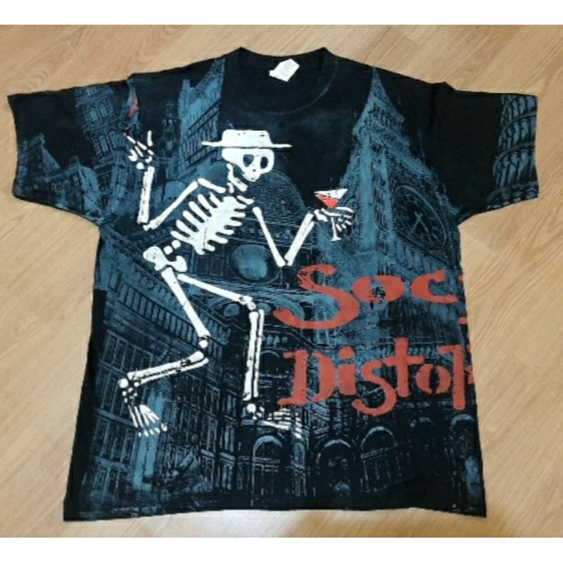KAOS SOCIAL DISTORTION ALL OVER PRINT//KAOS BAND FULL PRINT//KAOS MUSIK//TAG NEW STATE APPAREL PREMI