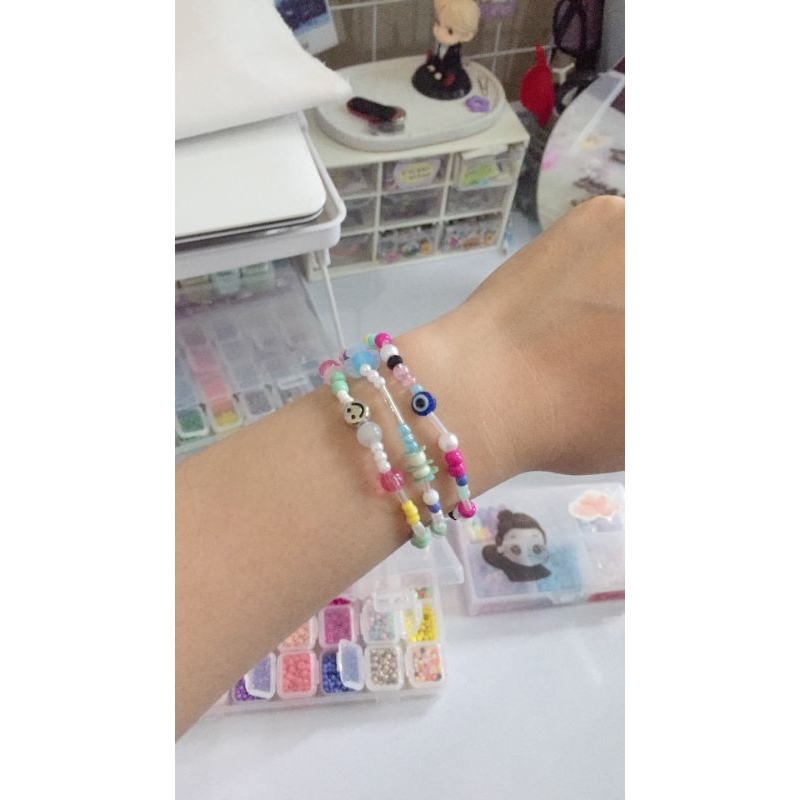 Gelang Manik Manik Colorful | Beads Bracelet KPop Idol Inspired