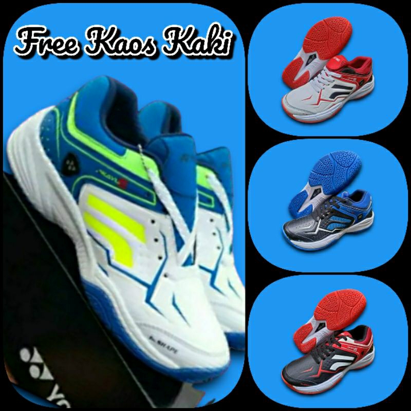 [ SOL KARET ] SEPATU BADMINTON PRIA SEPATU BADMINTON YONEX SEPATU BULUTANGKIS YONEX AKAYUS