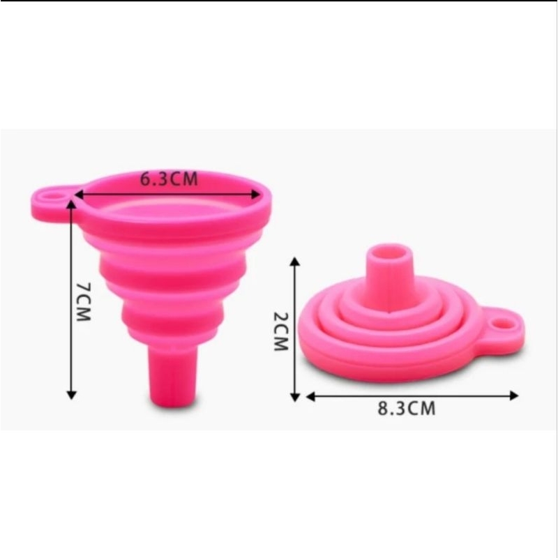 corong minyak corong air corong serbaguna silikon corong silikon silicone corong lipat praktis food grade