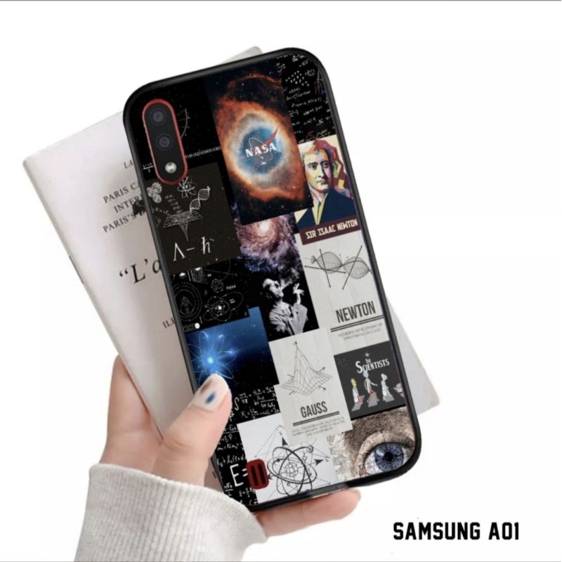 Ax Case Custom Samsung A01 A02 A01CORE AesThetic Nasa Cover Edition Premium Quality Casing Hardcase 
