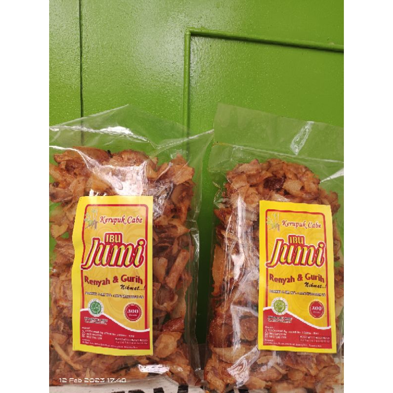 

kerupuk cabe