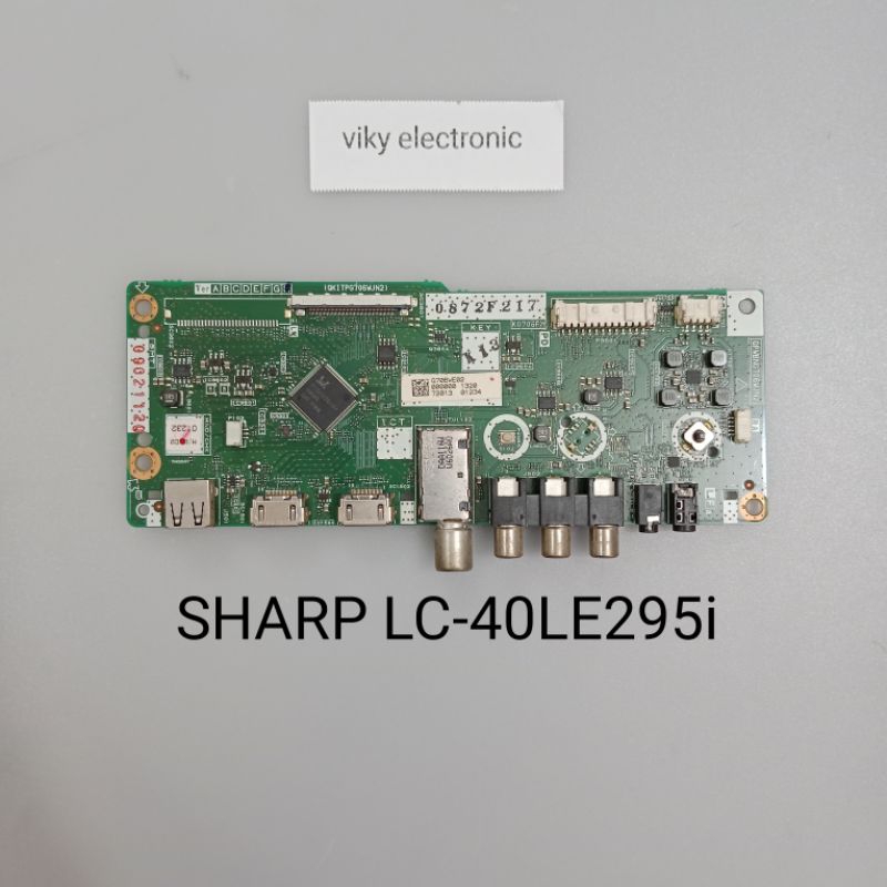 mb tv SHARP LC-40LE295i mainboard modul mobo mesin tv led SHARP LC 40LE295i