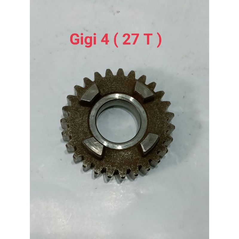 Gigi Rasio 4 CB GL 100 125 Max Pro Series Original Mata 27 T PNP Honda CB100 CB125 GL100 GL125 GL Ma