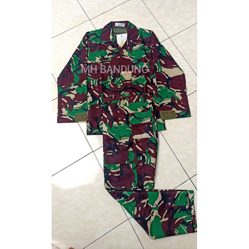 SETELAN BAJU PDL TNI AD PRODUKSI SUDAH DIPERKERAS