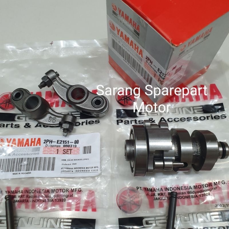 Paket Noken As Camshaft + Platuk Klep + Klep Set + Seal Klep Mio M3 Mio Z Soul GT 125 2PH