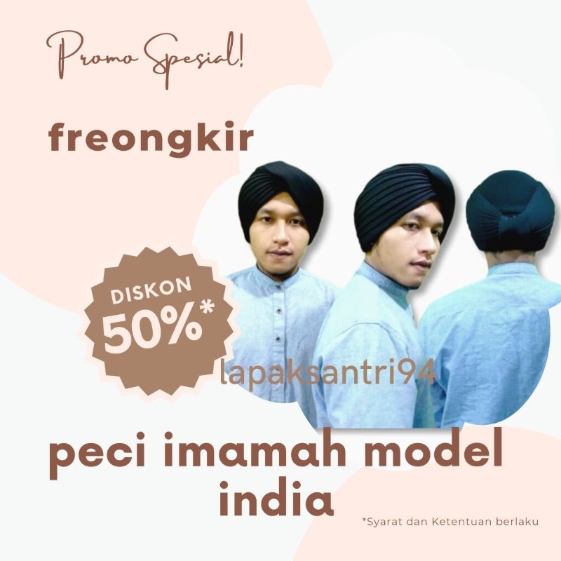 imamah permanen model india tinggal pakai praktis-imamah india -imamah yaman-imamah instan-imamah an