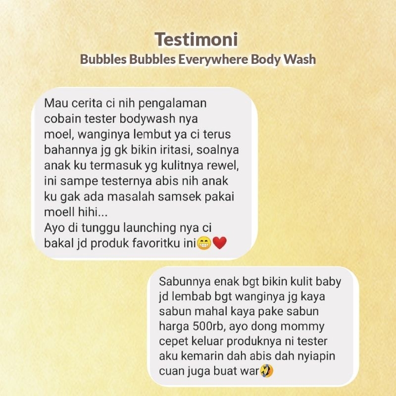 Moell Body Wash 185gr/Sabun Bayi