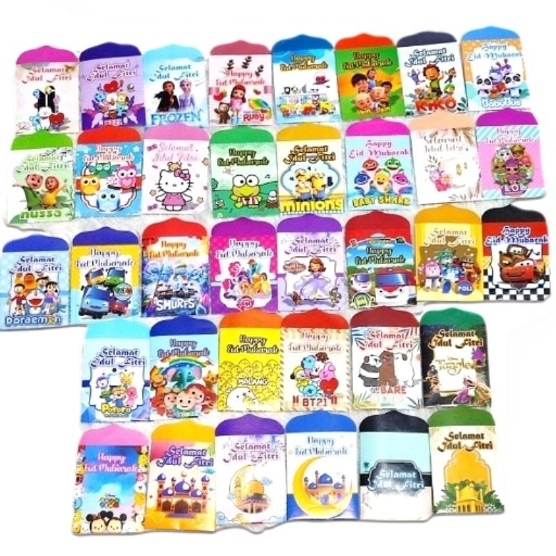 

BluePink Amplop Mini dan Medium Idul Fitri / Ampao Lebaran Muslim / Ang Pao Random