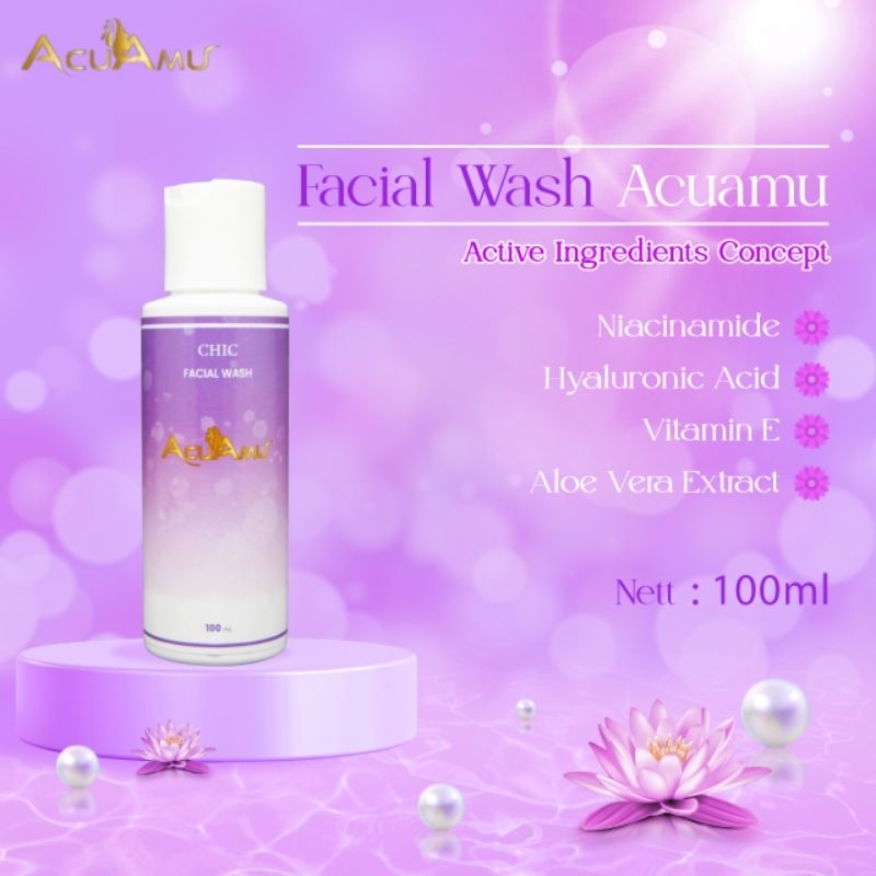 ACUAMU FACIAL WASH BRIGHTENING