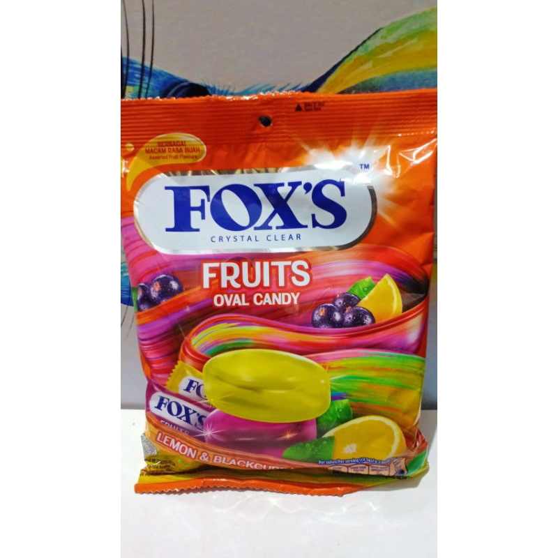 

PERMEN FOXS OVAL CANDY 125 GR ( RANDOM )