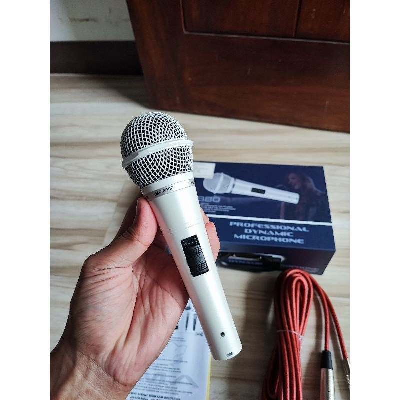 Mic Dynamic BMA SR880 SR 880 Mik Vokal Kabel SR-880 Microphone Wire Cable ASLI Original BMA Suara De