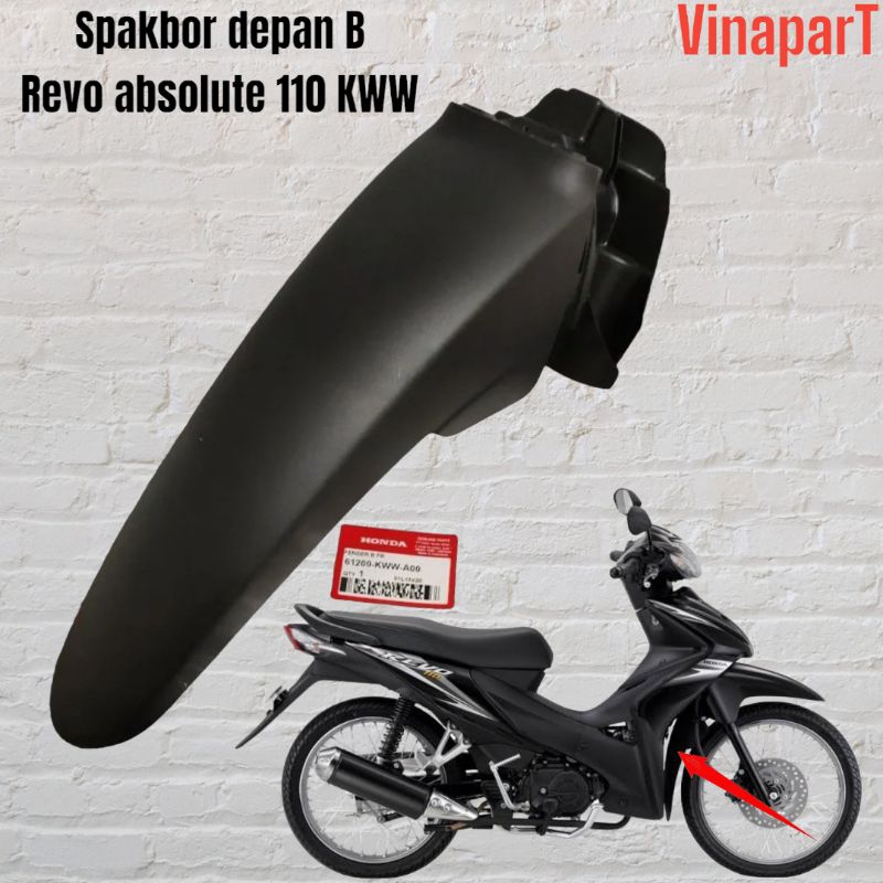 Spakbor depan bagian B revo absolute revo fit karbu