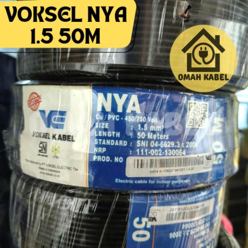 VOKSEL KABEL LISTRIK NYA 1.5 50M