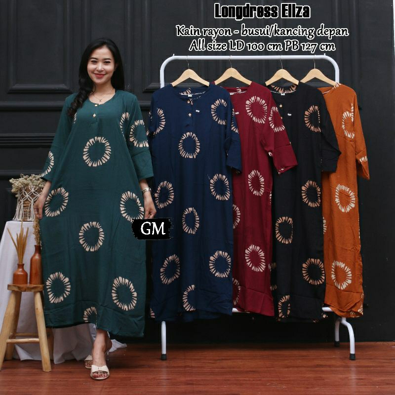 Daster rayon busui panjang murah meriah kekinian