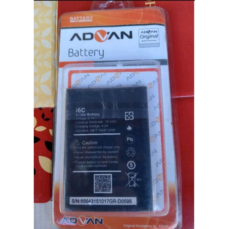 Baterai Advan i6c  5503 L24U01 Battery Advan S6 Plus L24T01 Battry Batry Advan