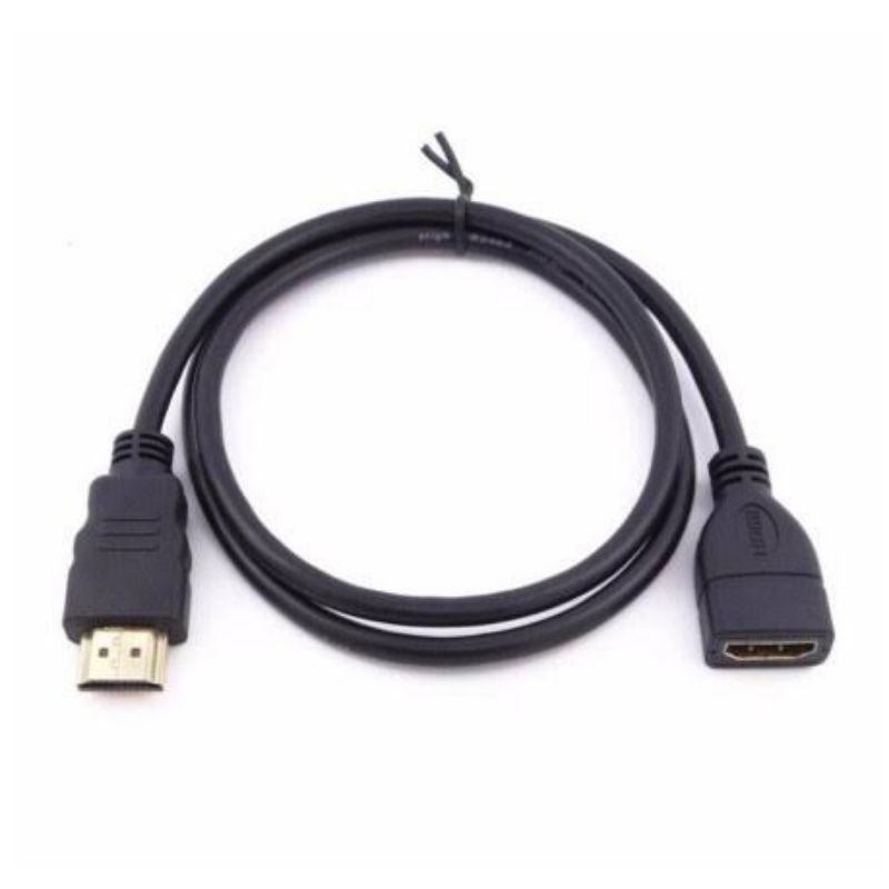 SAMBUNGAN HDMI EXTENSION MALE TO FEMALE 30CM