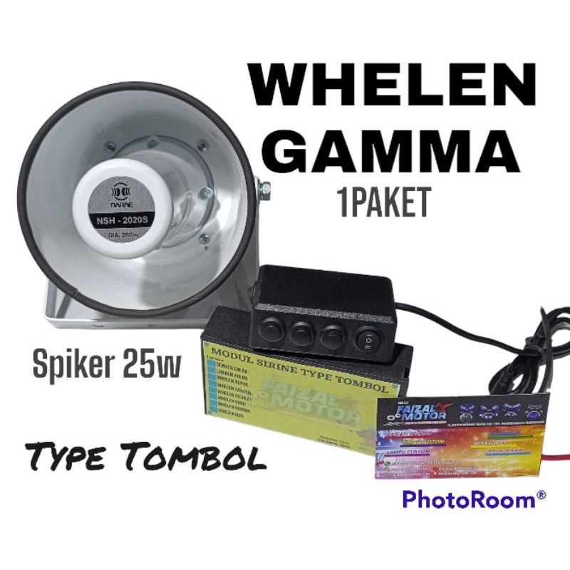 SIRINE PATWAL MODUL SIRINE WHELEN GAMMA SATU SET+SPIKER