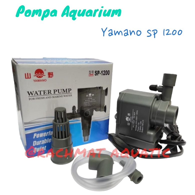 Yamano SP-1200 Pompa Air Aquarium Hidroponik SP 1200 Celup Kolam Pump yamano sp1200 sp 1200 sp-1200 