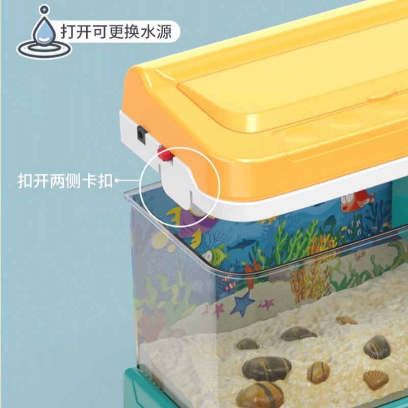 Mainan anak aquarium pancing ikan/ Set aquarium mainan mini