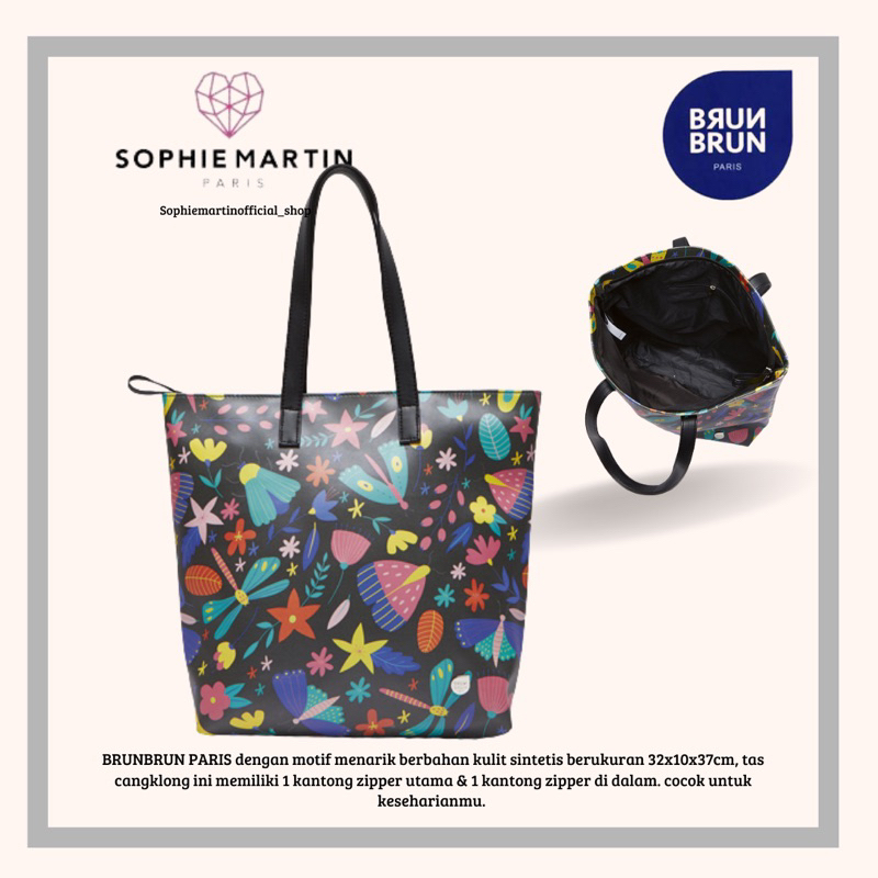 TAS SOPHIE MARTIN TOTE BAG BUTRFLY GRATIS ONGKIR INSTAN SOPHIE PARIS MURAH SELEMPANG WANITA SLINGBAG