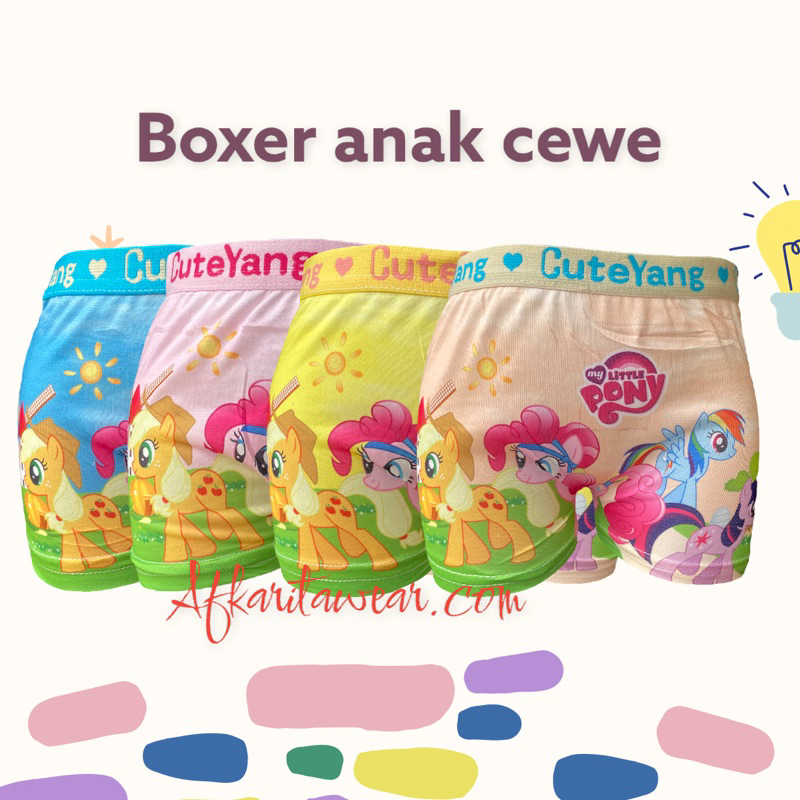 Boxer Anak Cd Anak Sablon MURAH cewek cowok