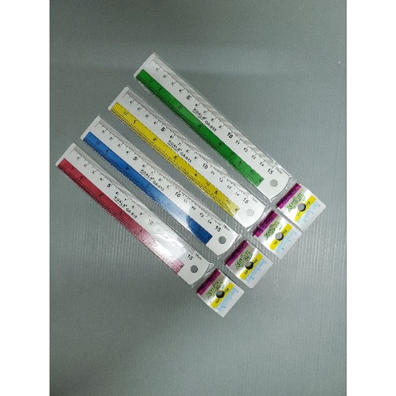 

penggaris alumunium koala 15 cm
