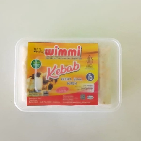 

WIMMI KEBAB Frozen Isi 10 pcs Enak dan Sehat