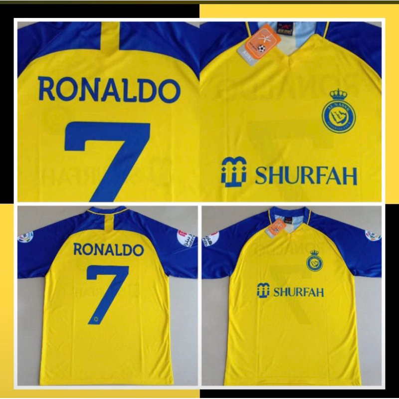 JERSEY BOLA AL NASSR HOME RONALDO PRINTING 2022