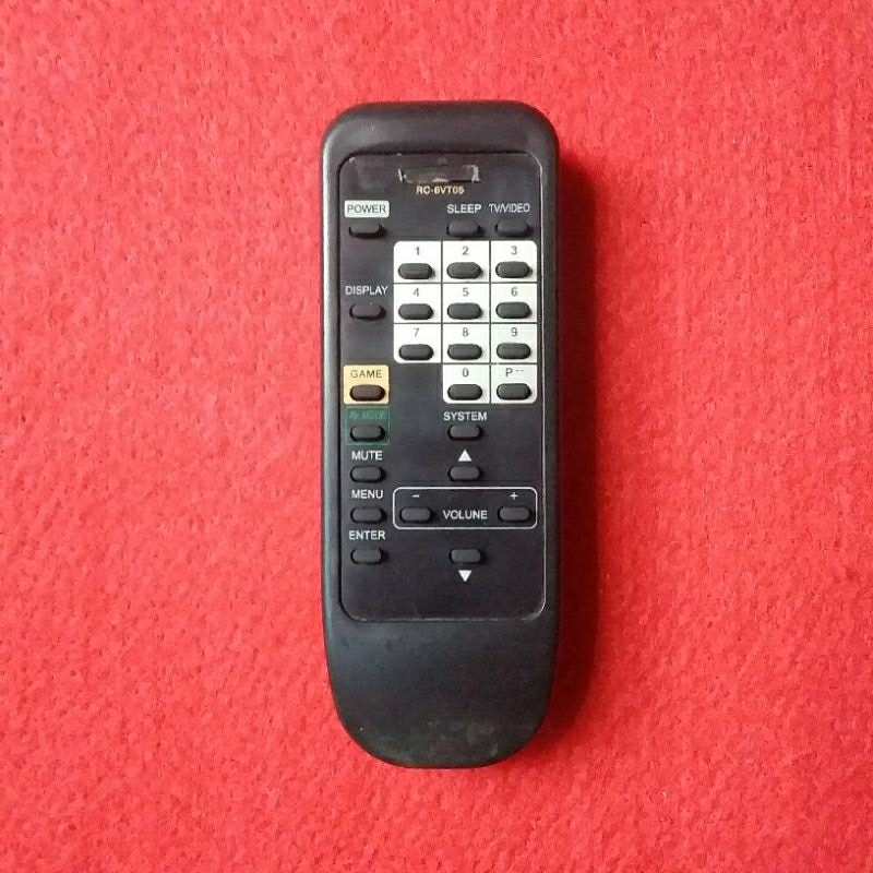 REMOTE CONTROL UNIT AIWA SERI RC-6VT05 ORIGINAL