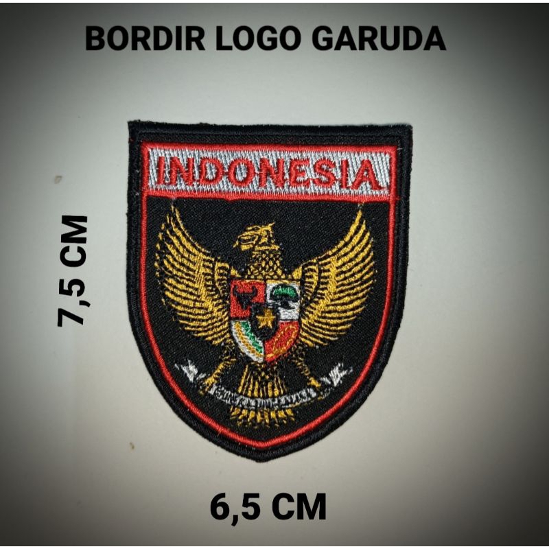 EMBLEM BORDIR LOGO GARUDA INDONESIA