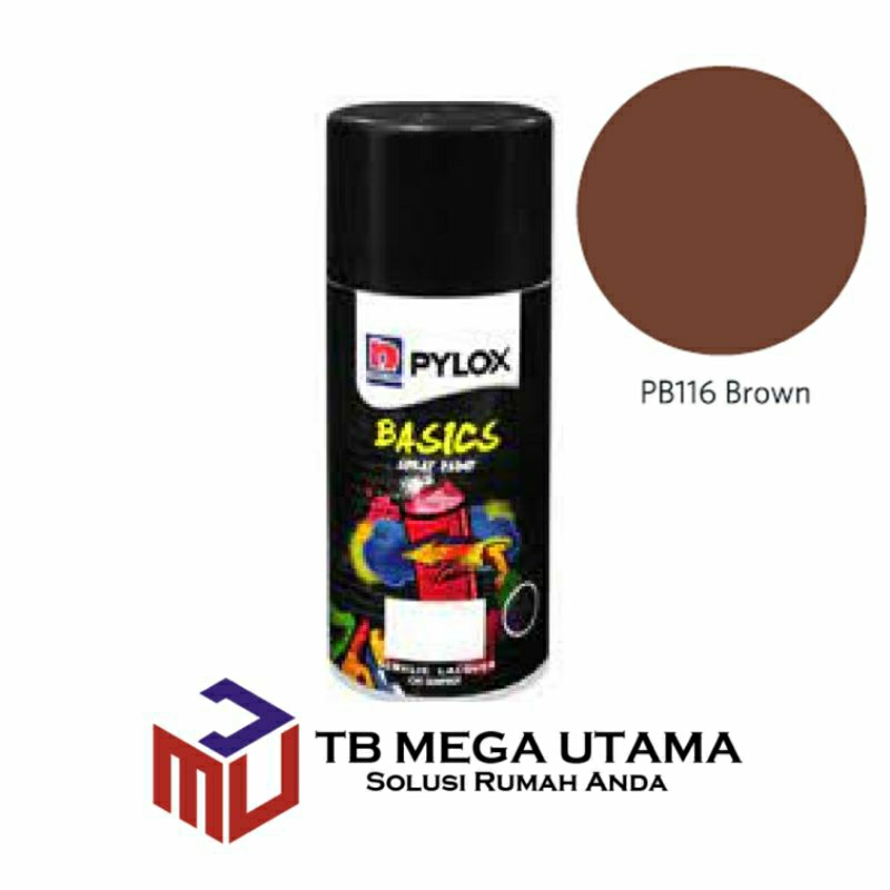 Pylox Basics PB116 Brown 300 cc | Cat Semprot Spray