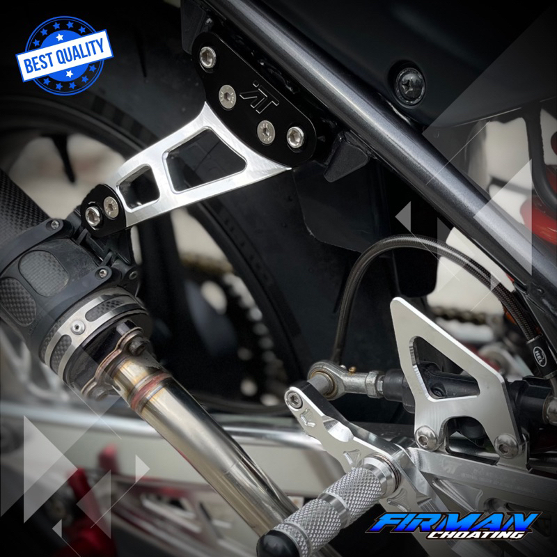 Hanger Knalpot Gantungan Knalpot jomblo Cnc ninja RR Original Aitech