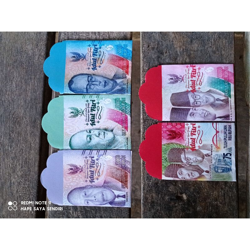 

Amplop Lebaran Motif Uang Medium (Sudah diLem)