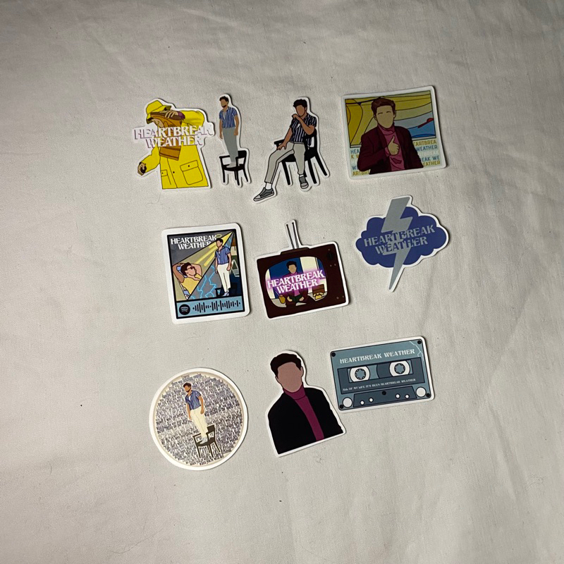 

NIALL HORAN HEARTBREAK WEATHER STICKER TUMBLR MINI PACK