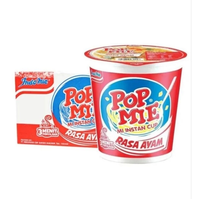 

Pop Mie kuah rasa ayam JUMBO 75 gram, 12 biji / pcs ter murah